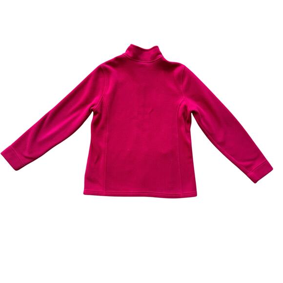 L.L. Bean fleece Jacket Women's Size M Medium Reg Pink Activewear Hiking Zip up - Picture 12 of 12